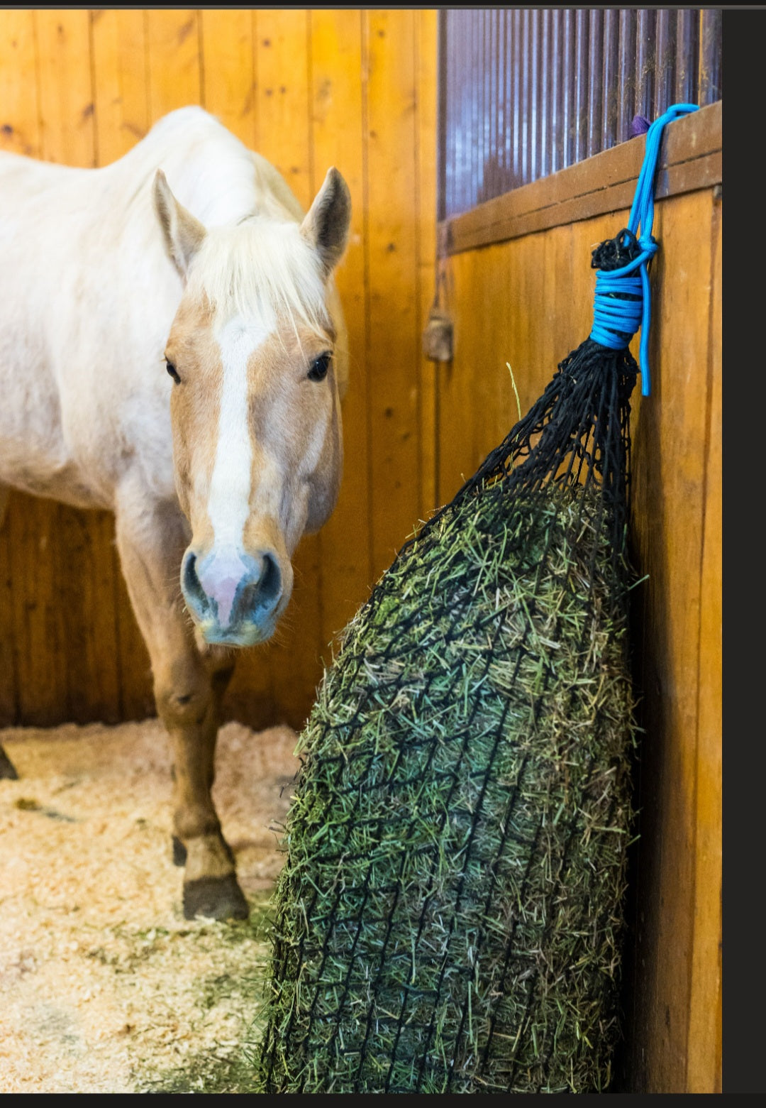 Small square bale hay net